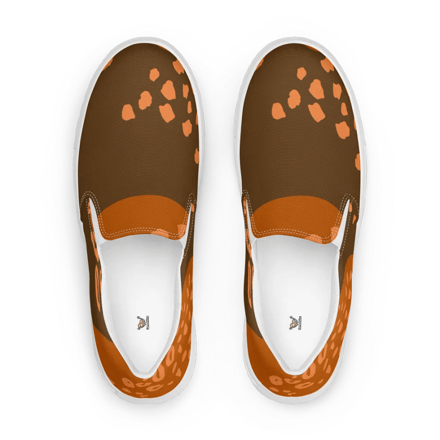 orange Swirl Men's Slip-On Shoes product image (2)
