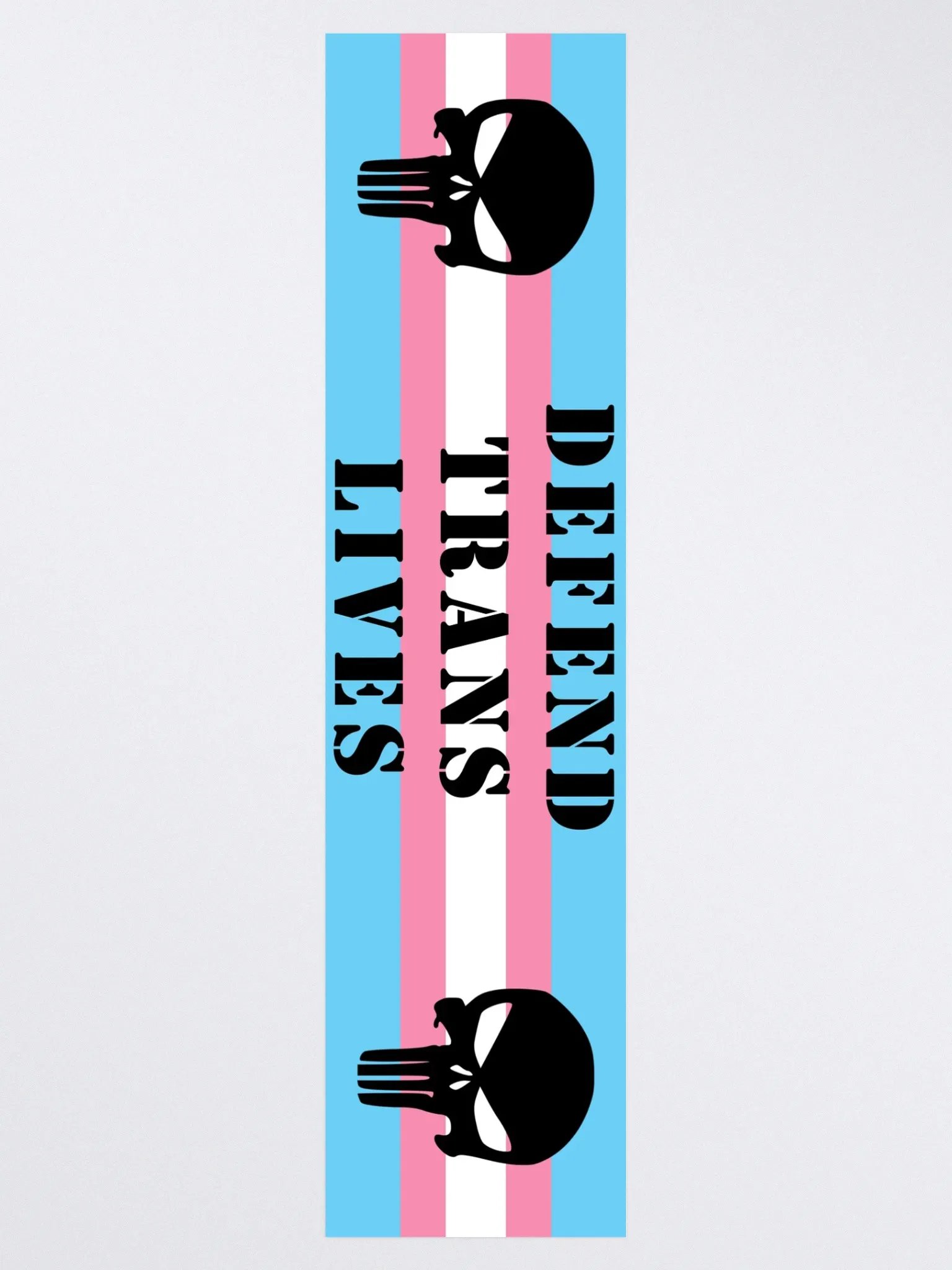 Defend Trans Lives - Bumper Sticker - Punisher product image (3)