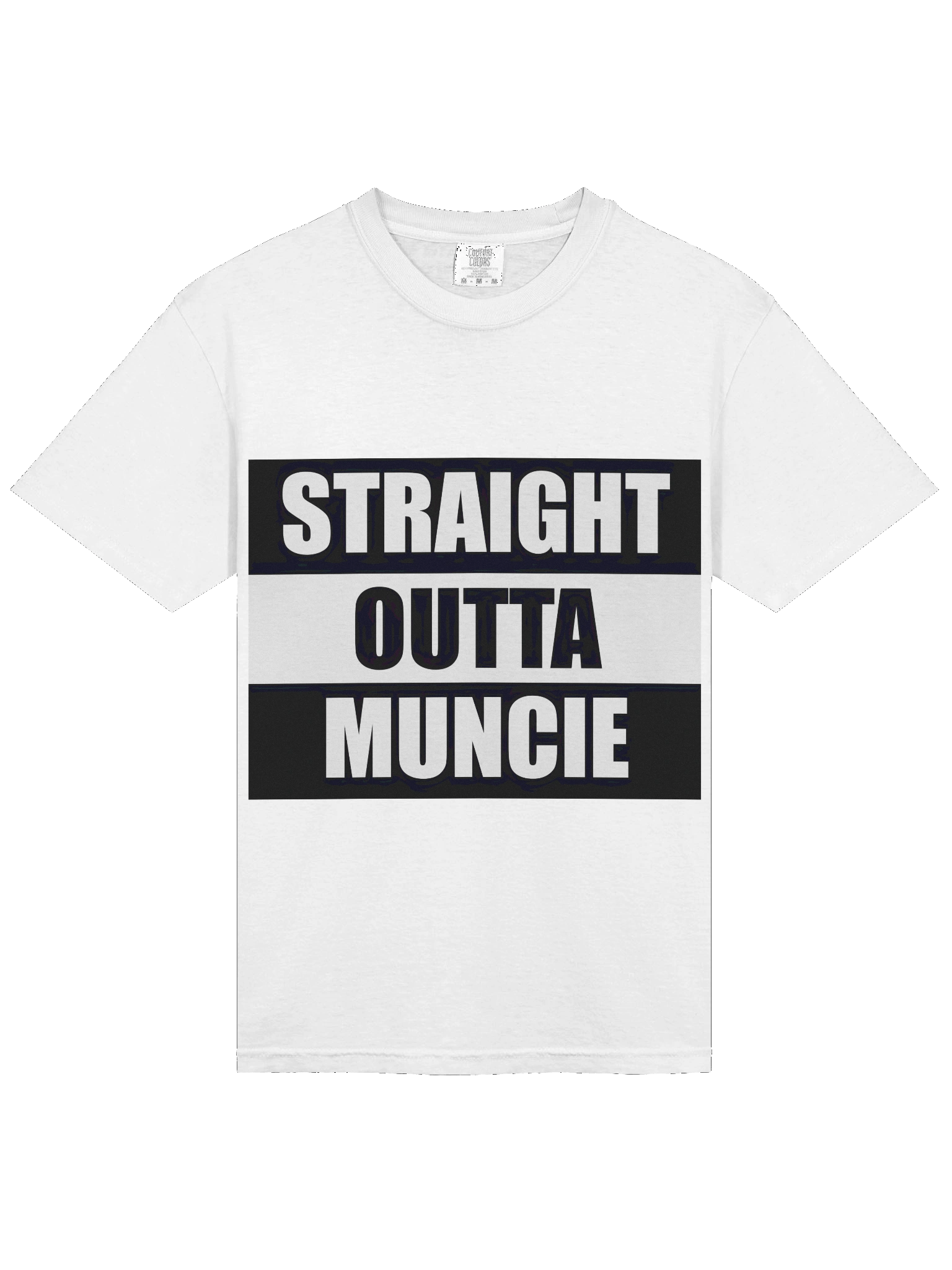 "Straight Outta Muncie" Parental Advisory Inspired T-Shirt product image (7)
