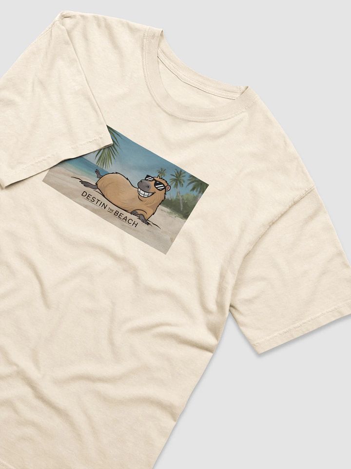 Beachy Capybara Comfort Tee product image (2)