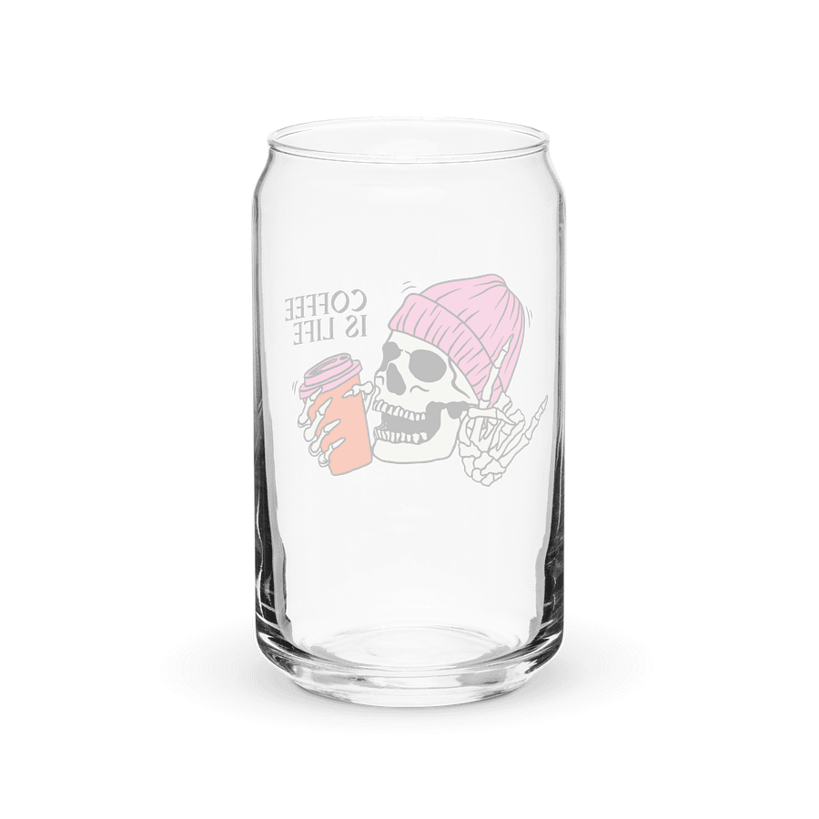 Coffee is Life 16oz Glass Cup product image (2)
