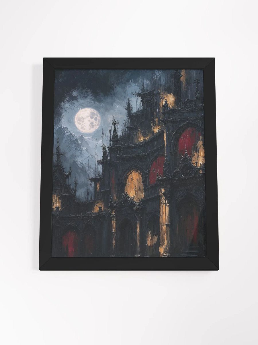 Gothic Moonlight Framed Print product image (22)