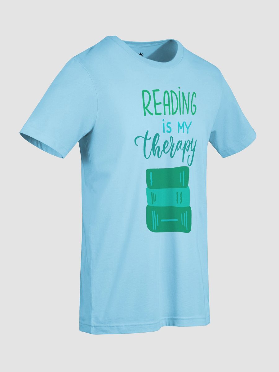 Reading Is My Therapy Unisex T-Shirt product image (98)