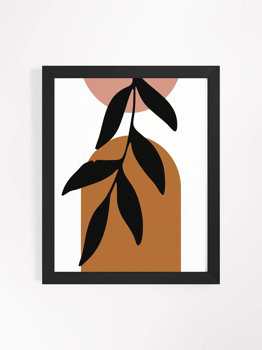 Modern Leaf Abstract Framed Poster product image (7)