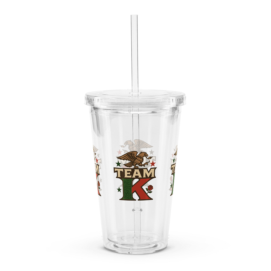 Team K Mexico Clear Plastic Tumbler product image (4)