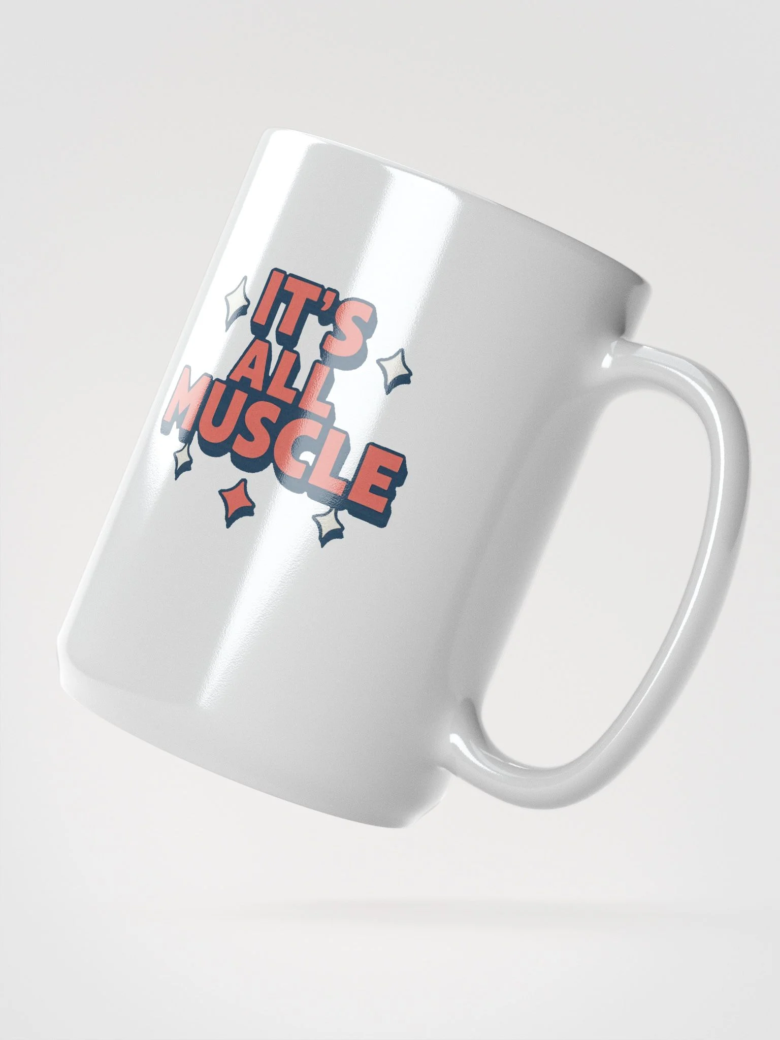 ITS ALL MUSCLE – Retro Typography Design product image (3)