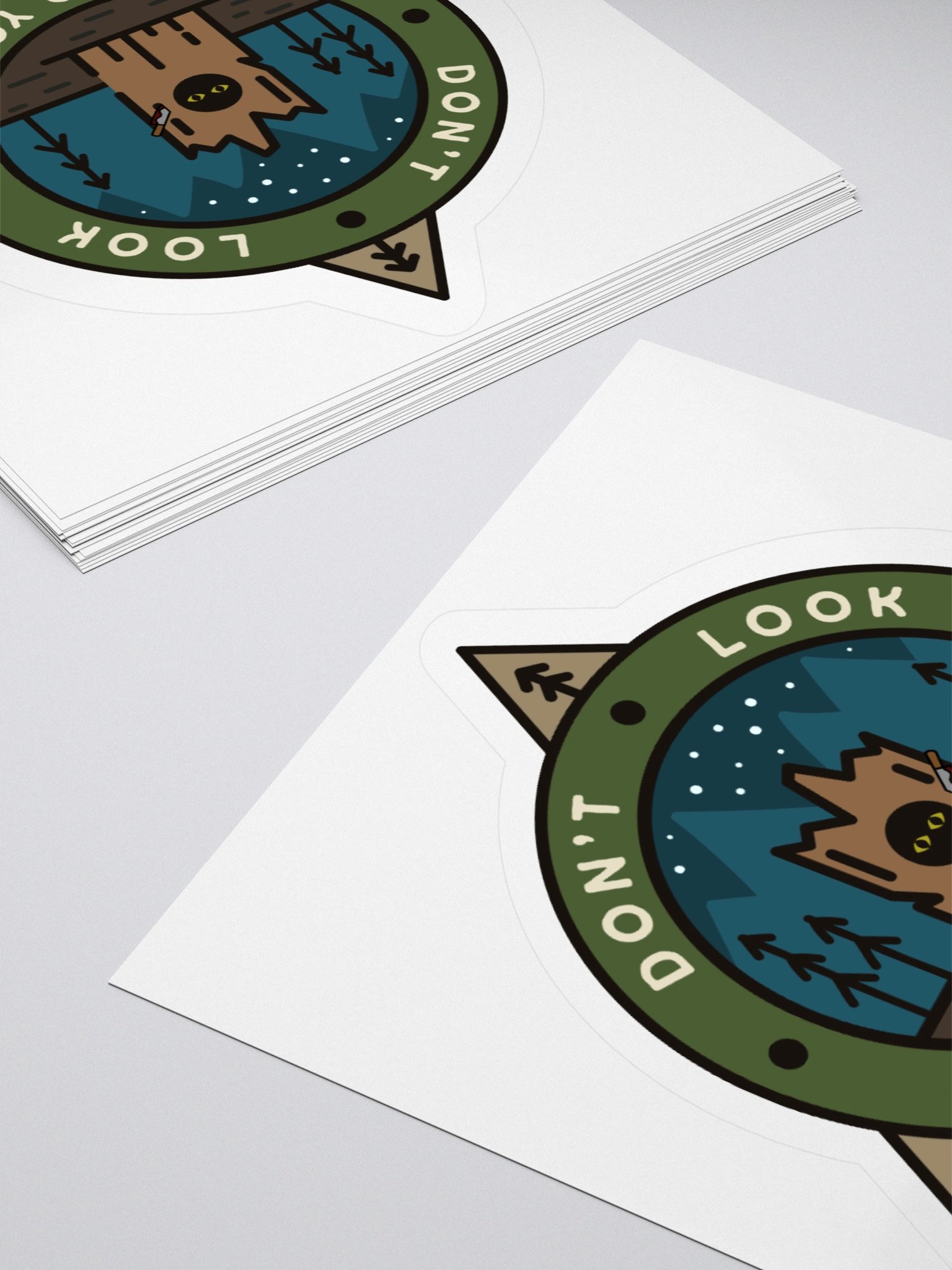DON'T LOOK Sticker product image (4)