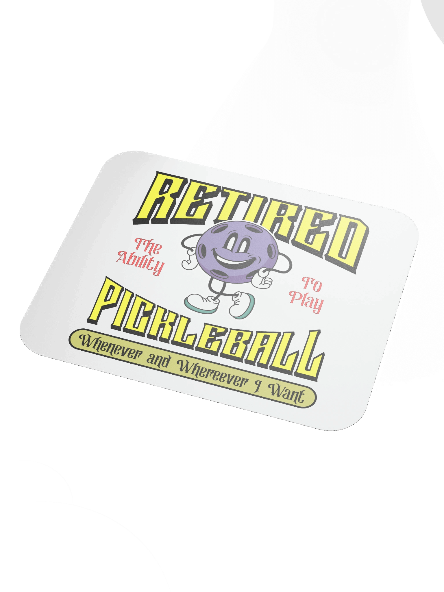 Retired Pickleball Classic Mouse Pad product image (3)