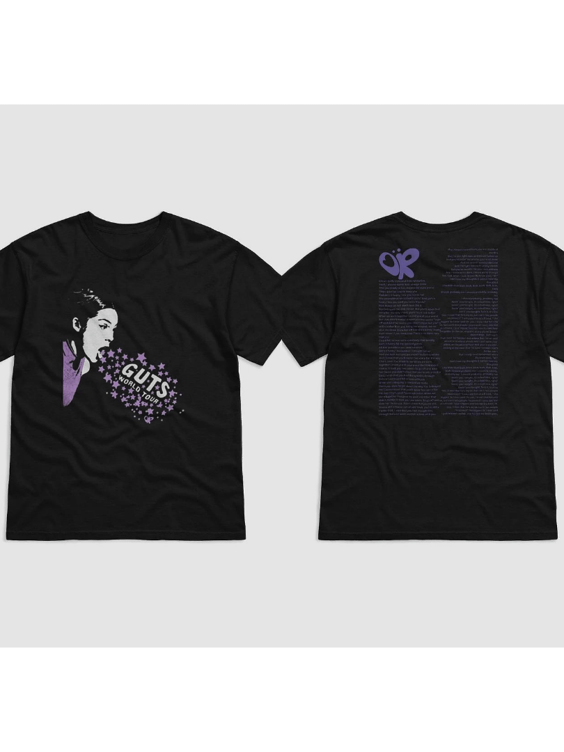GUTS TOUR LYRIC SHIRT TRAITOR X BAD IDEA RIGHT? product image (1)