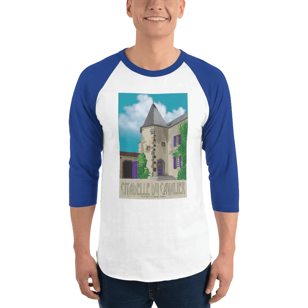 Raglan T-Shirt with Château Illustration product image (104)