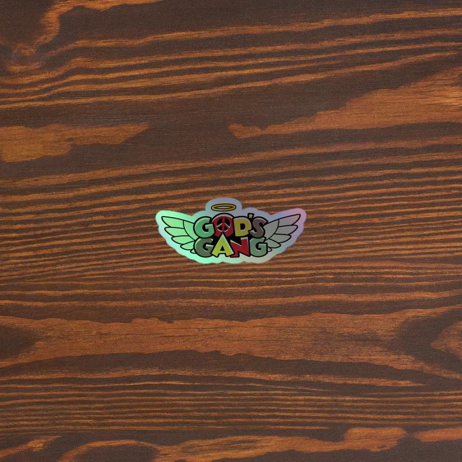 God's Gang Holographic Sticker product image (3)