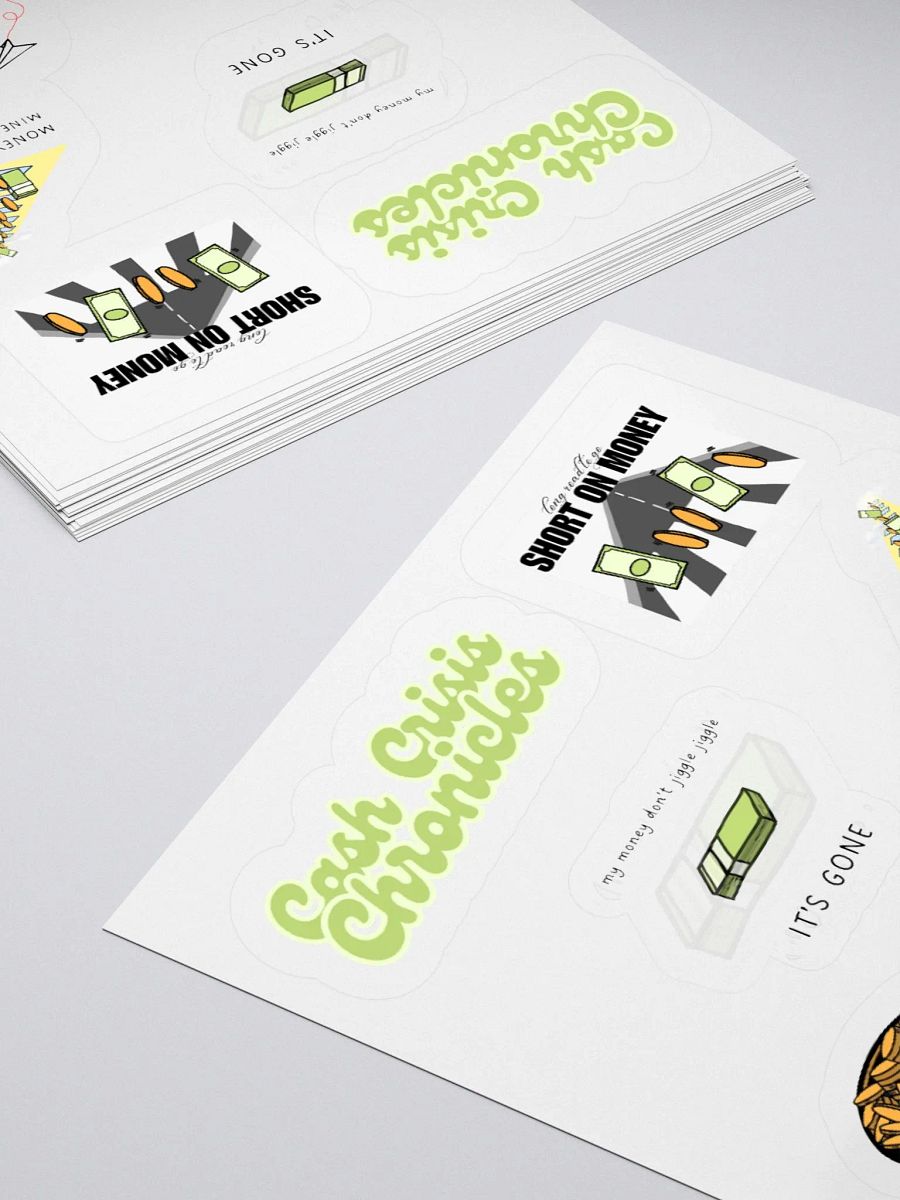 Cash Crisis Chronicles Sticker Set product image (2)