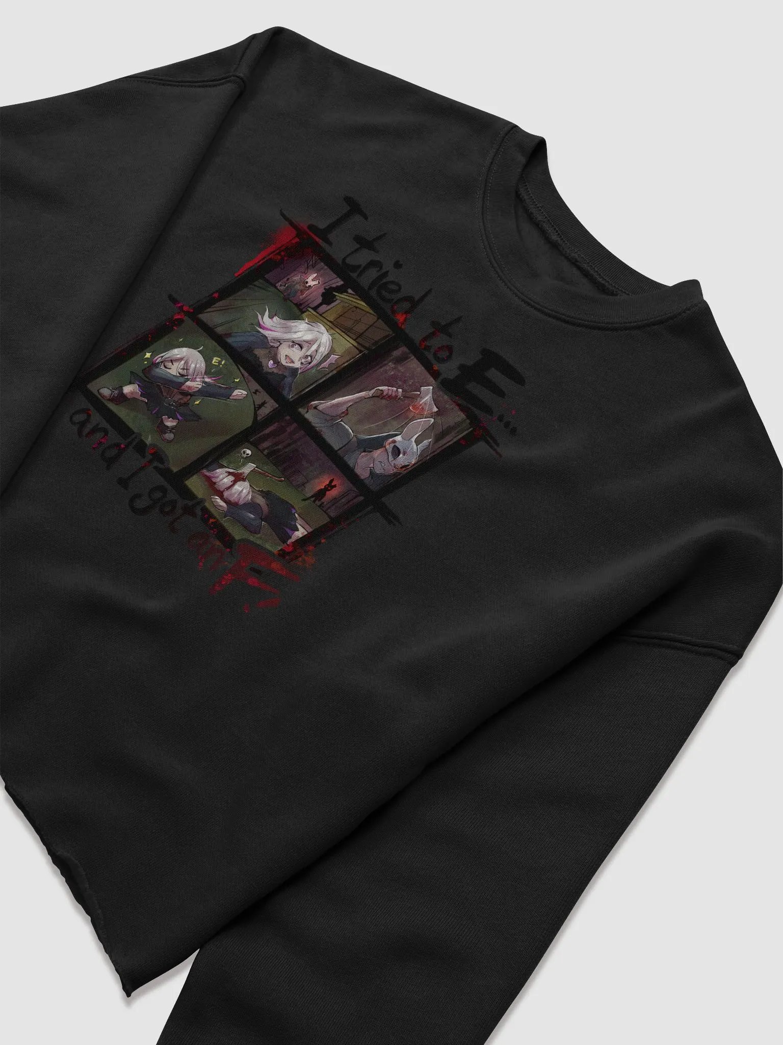 Dead Hard Gang (Hoodie Crew Crop) product image (22)