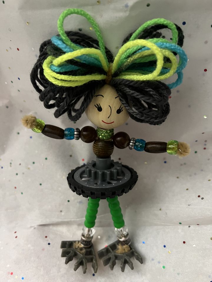 Green ~ Baby Steampunk Girl product image (1)