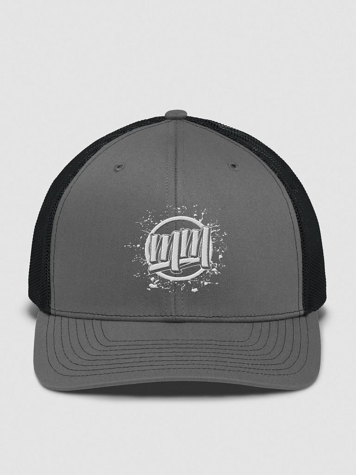 Mr Moist White Circle Splatter Trucker Hat product image (5)