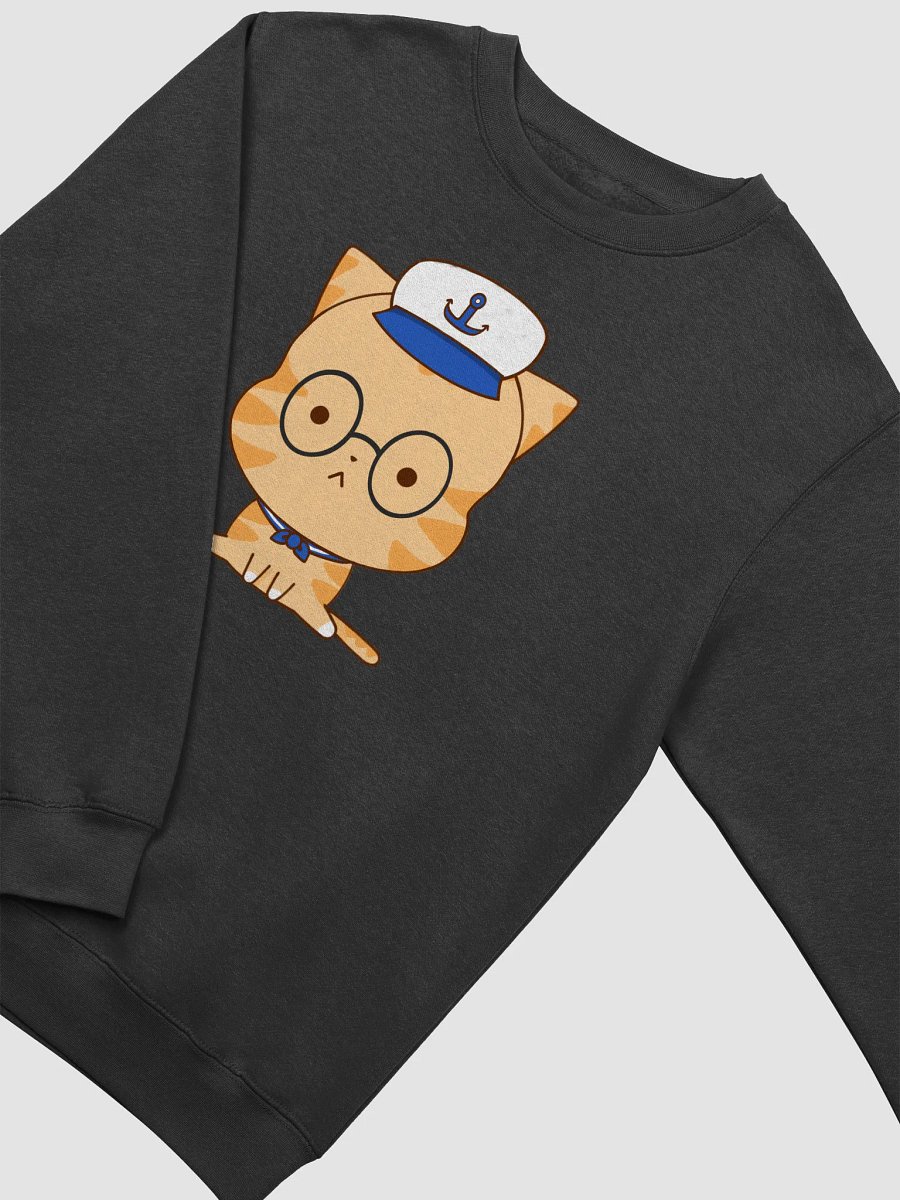 Captain Whiskers: The Nautical Qutie Cat Sweatshirt product image (3)