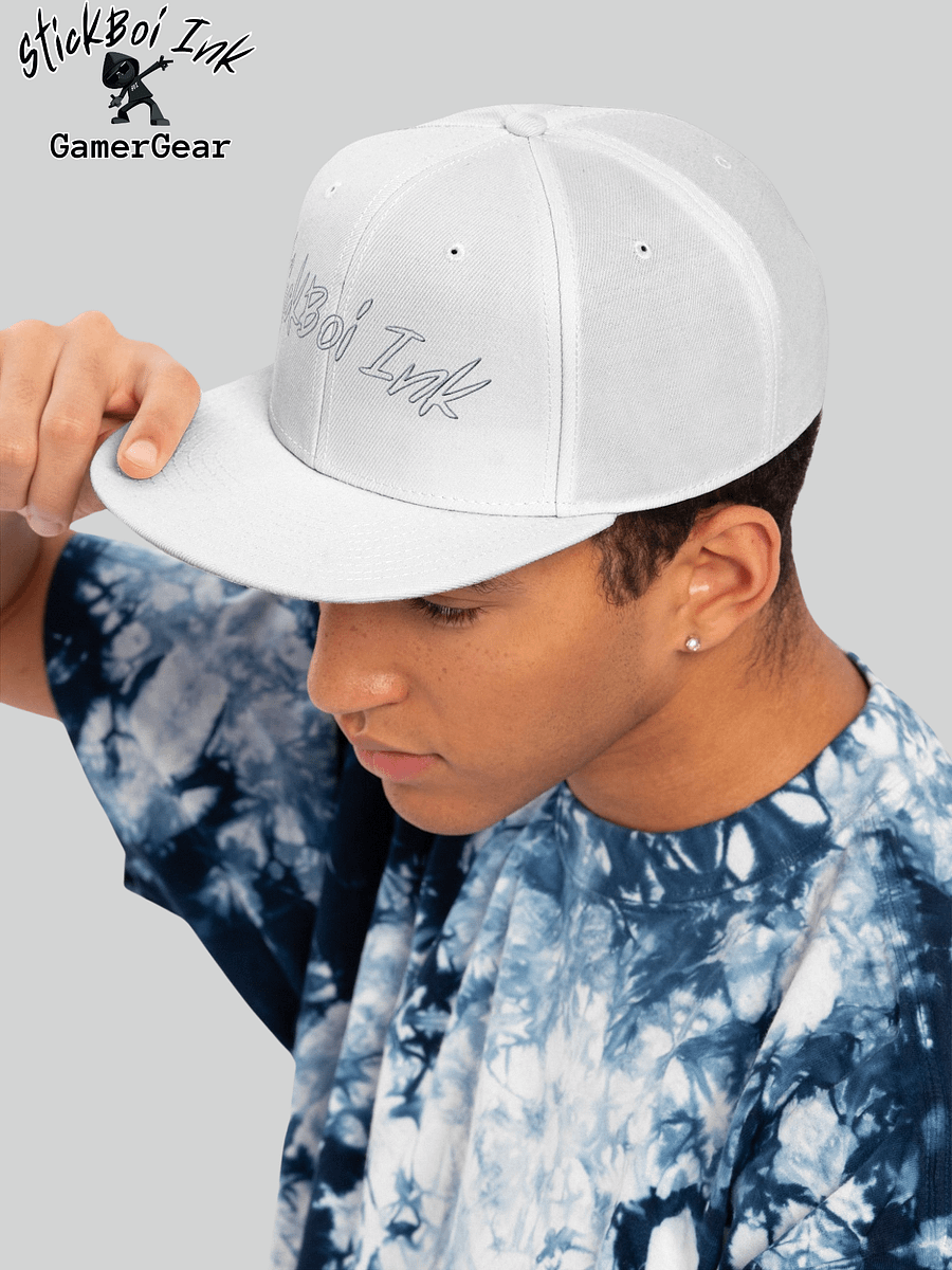 Gamer Solid Color Snapback Cap - StickBoi Ink product image (1)