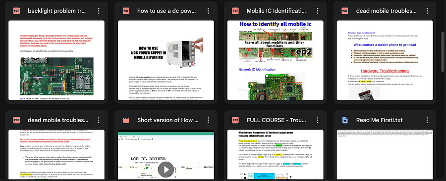 BUY - Basic Level Mobile Repairing Course product image (6)