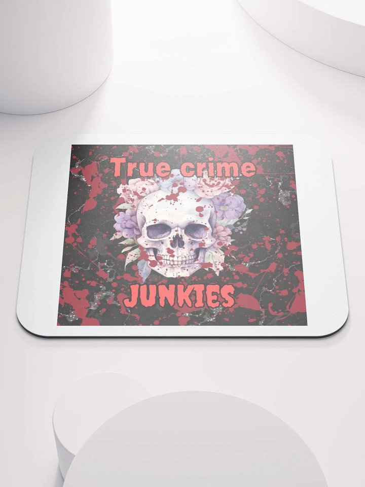 true crime junkie mouse pad product image (1)