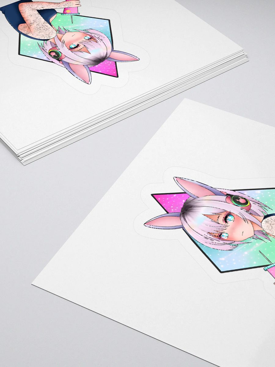 Bunny Beats Kiss Cut Stickers product image (16)