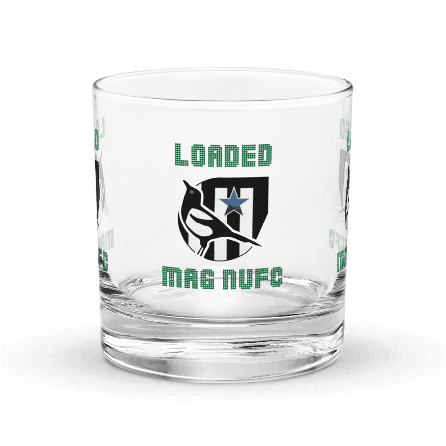 Loaded Mag NUFC Rocks Glass product image (1)