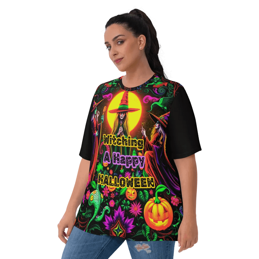 Witching A Happy Halloween T Shirt product image (1)