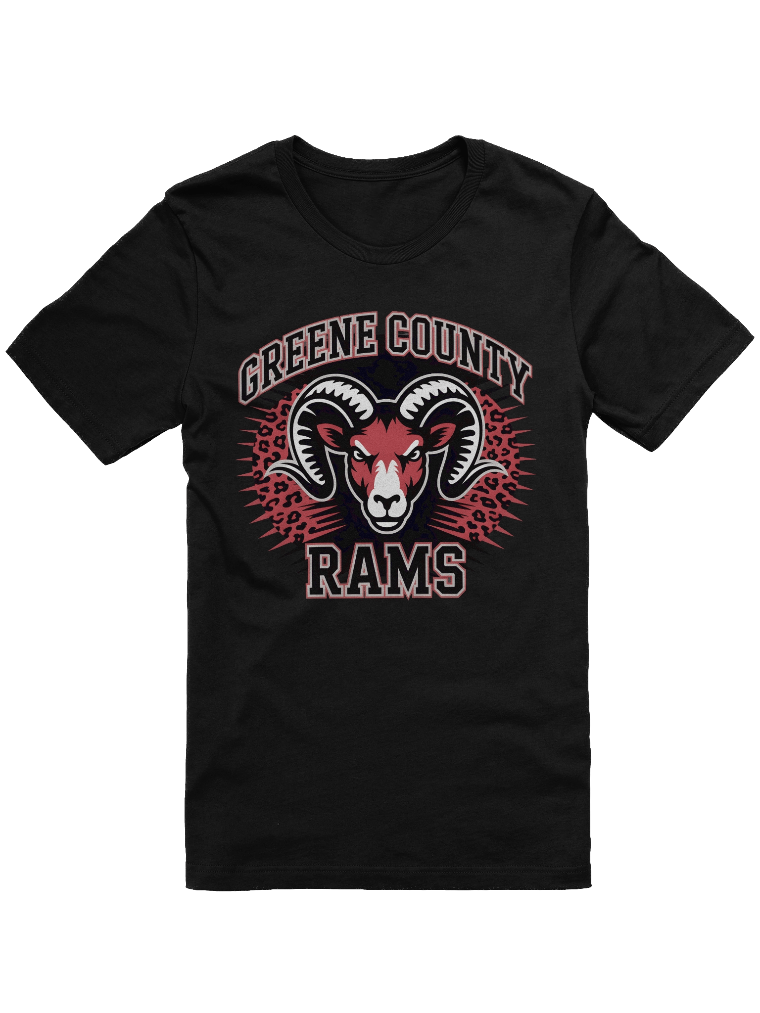 Greene County Rams Stylized T-Shirt product image (2)