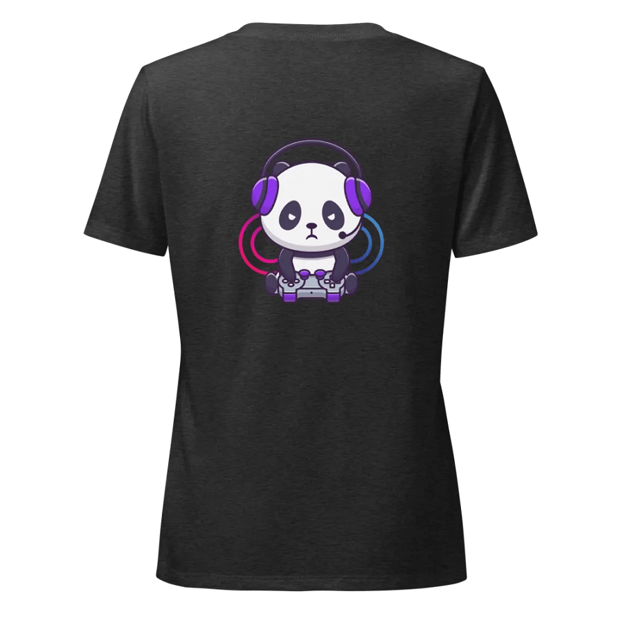 Roro Panda Bella+Canvas Women's Relaxed V-Neck T-Shirt product image (15)