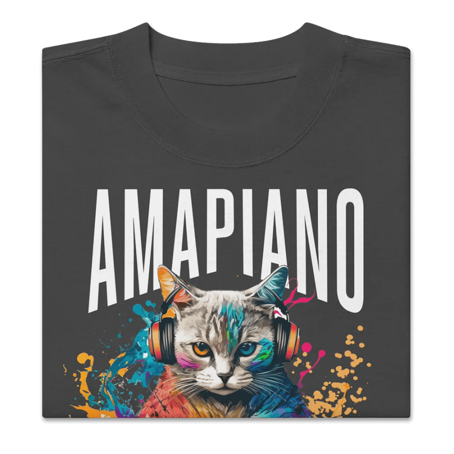Amapiano Oversized Premium Oversized Faded T-Shirt product image (3)