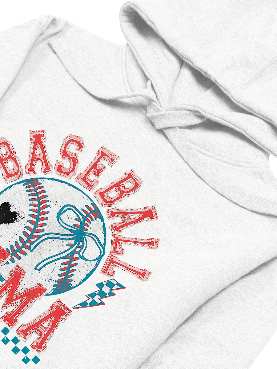 Baseball Mama Hoodie – Soft Cotton Blend, Unisex Fit, Game Day Ready product image (3)
