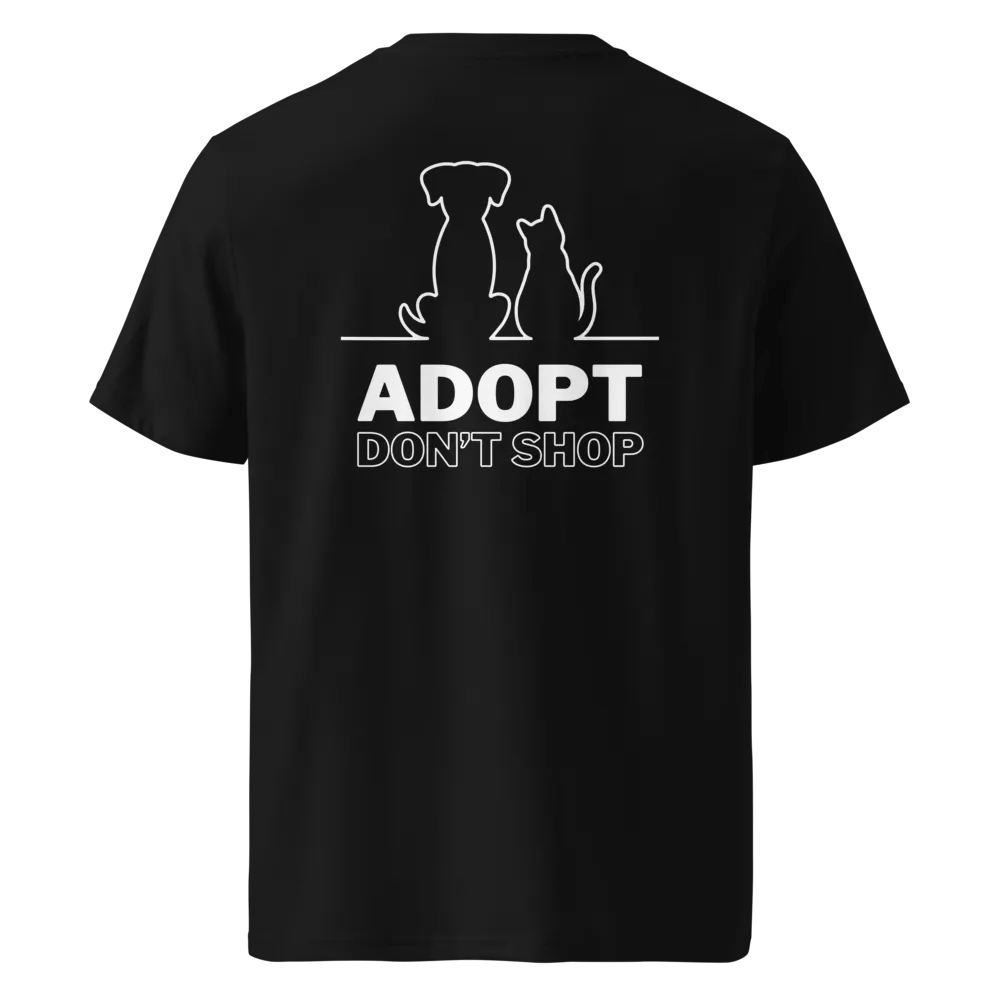 Adopt Don't Shop | Organic Cotton T-Shirt product image (3)