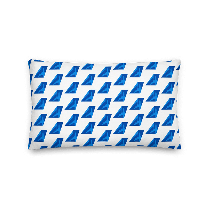 💤 Premium Flight Pillow - Two-Tone Blue Tailfin product image (2)