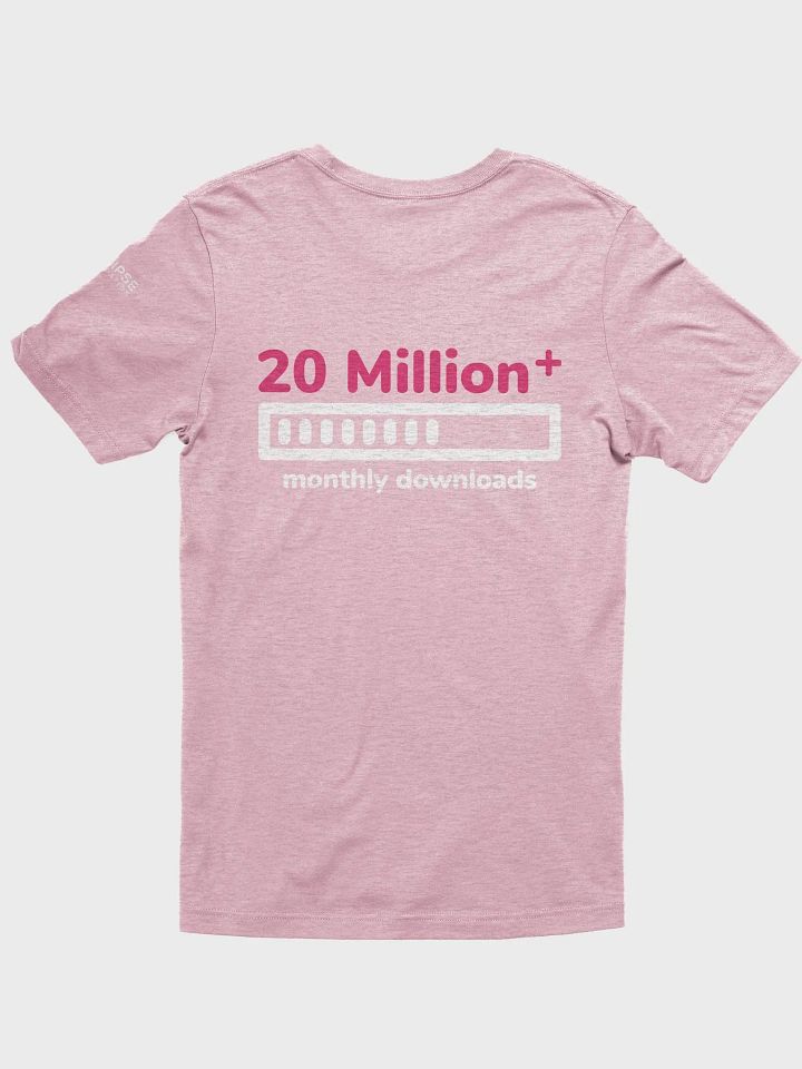 Temurin 20 Million + Monthly Downloads T-shirt - Orchid product image (2)