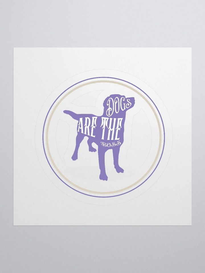 Boss Dogs Silhouette Stickers product image (4)