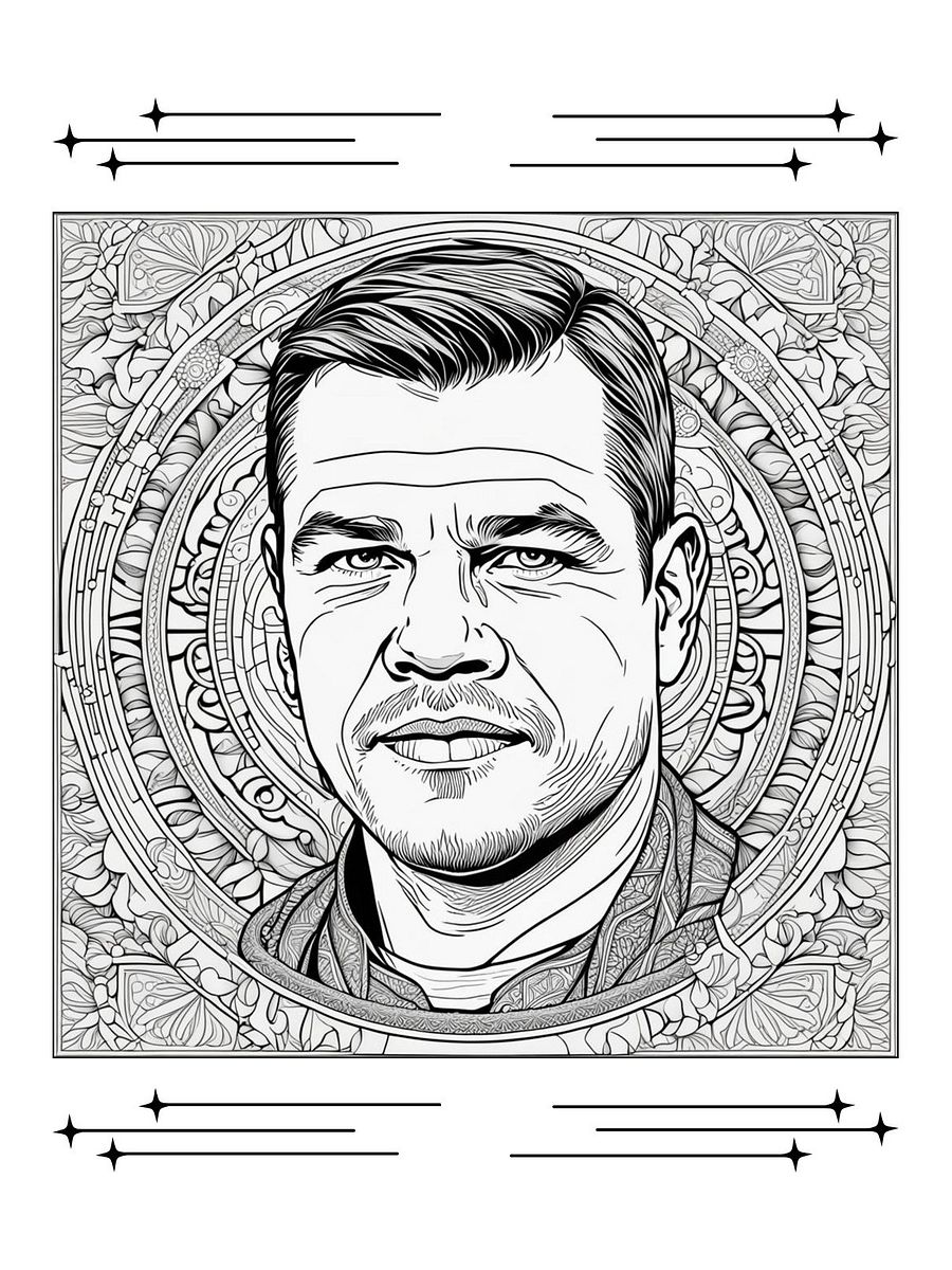 Hollywood Icons in Chromatic Hues: An Adult Coloring Book product image (4)