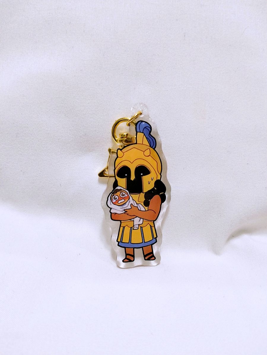 Hector and Astyanax Double-Sided Acrylic Charm product image (2)