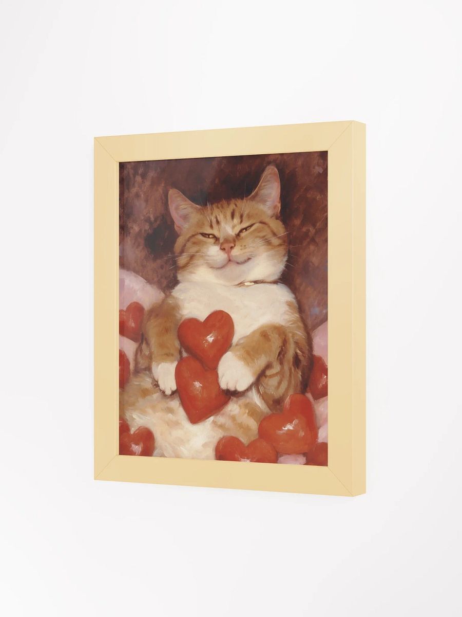 Cozy Love Cat Framed Poster product image (5)