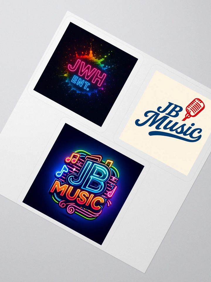 Neon Music Logo Sticker Pack product image (4)