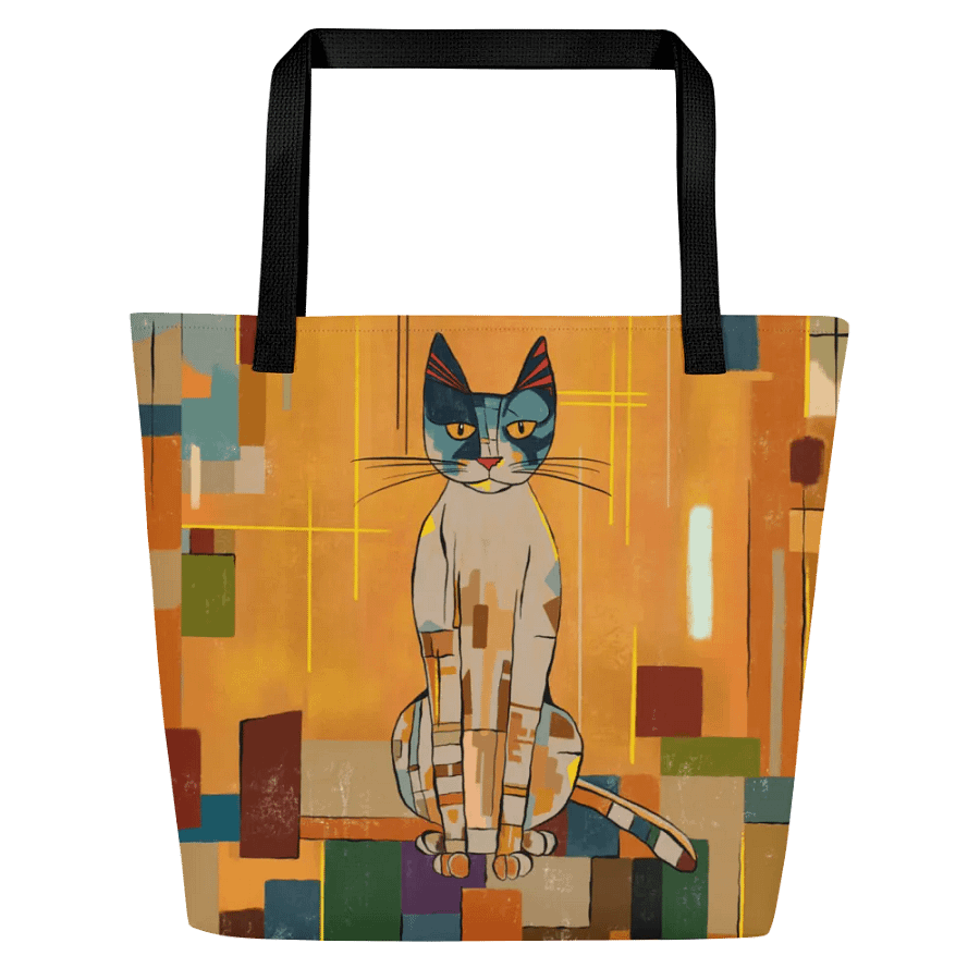 Art Nouveau Klimt-inspired Gold Cat Bag product image (3)