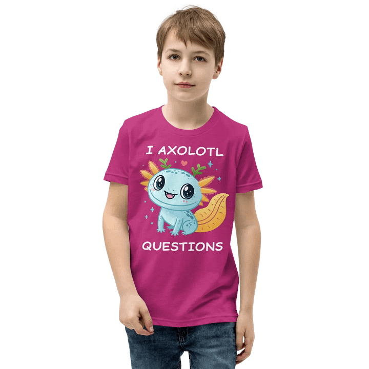 I Axolotl Questions Youth T-Shirt product image (8)