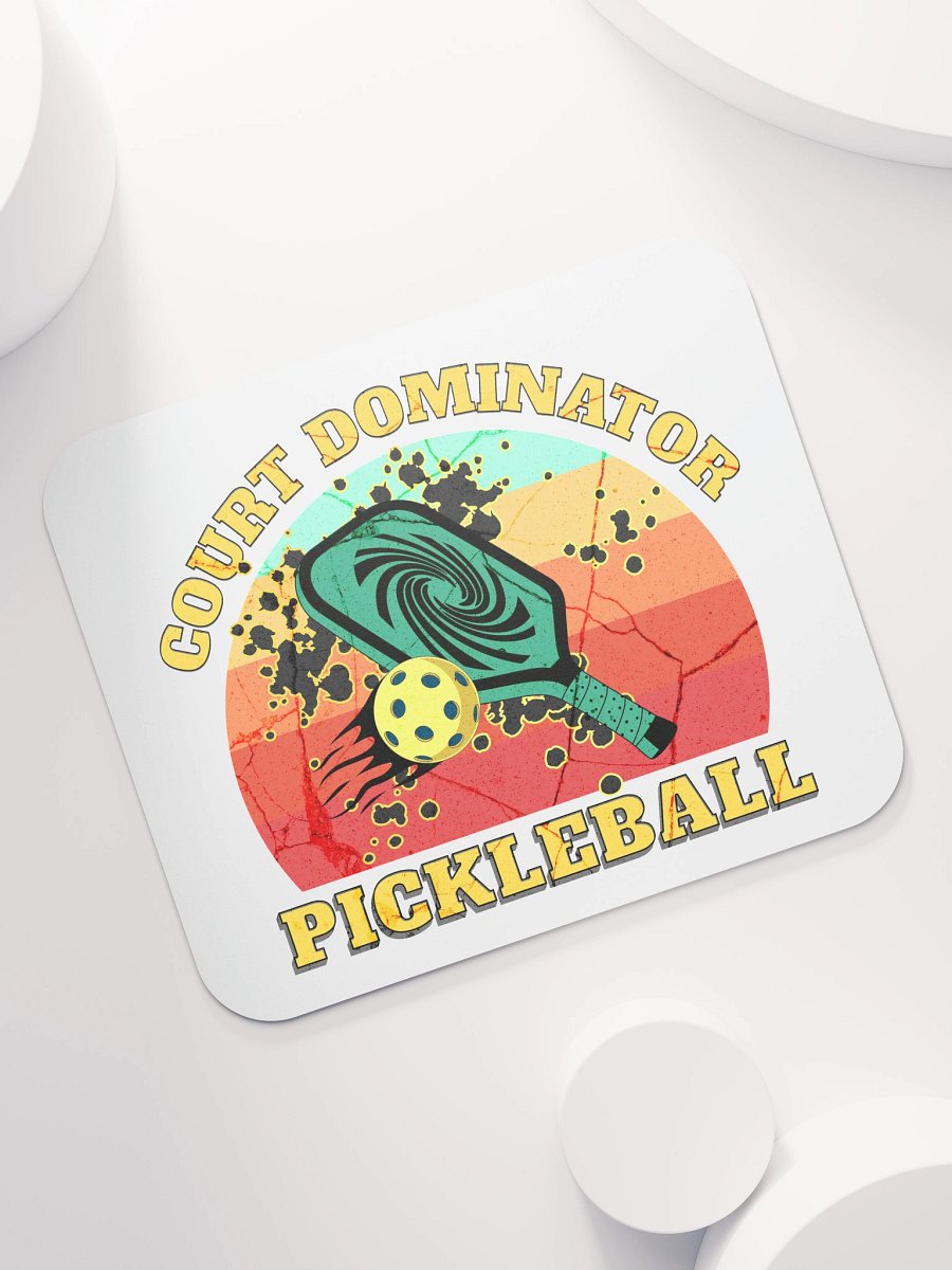 Court Dominator Pickleball Energetic Mouse Pad product image (5)