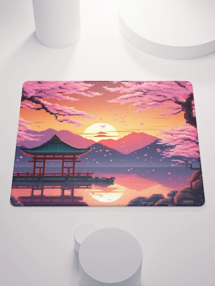 Cherry Blossom 8-bit Gaming Mouse Pad product image (1)