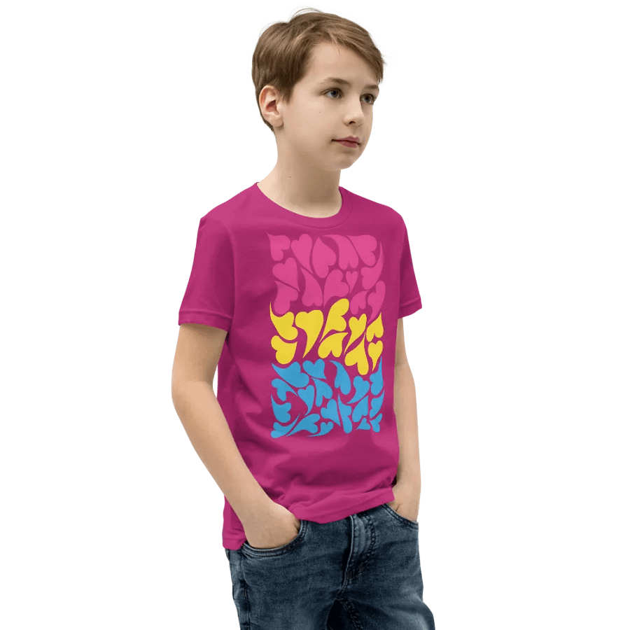 Nestled PRIDE Pansexual T-shirt (Youth) product image (32)
