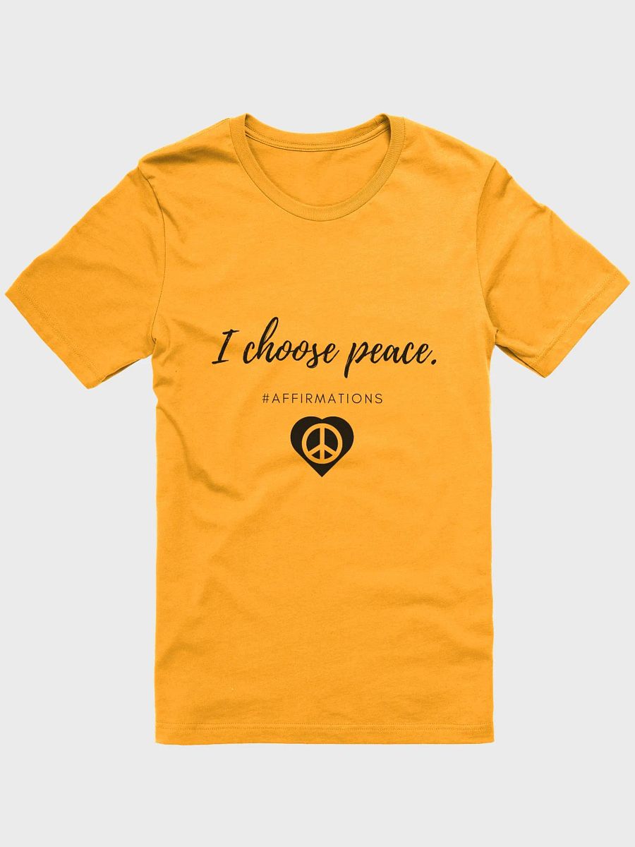 I choose peace Dark Unisex Super soft T-Shirt product image (1)