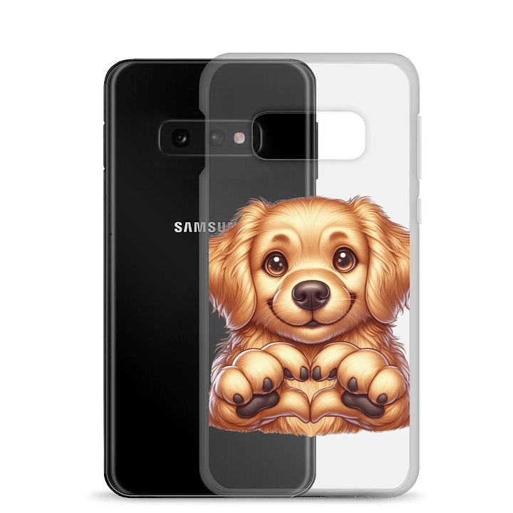 Heartwarming Golden Retriever Puppy Clear Samsung® Case product image (24)