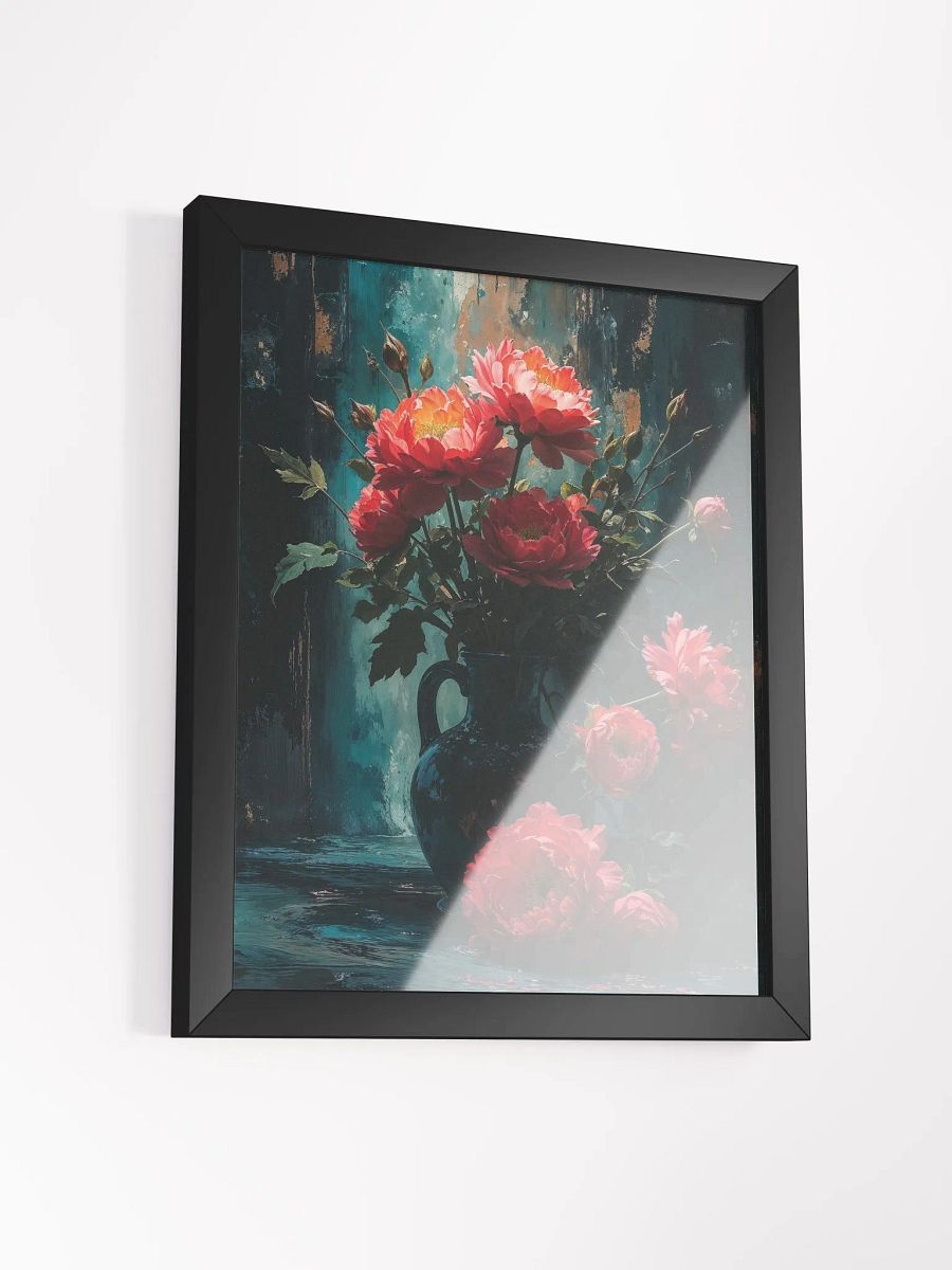 Vibrant Peony Vase Framed Print product image (16)