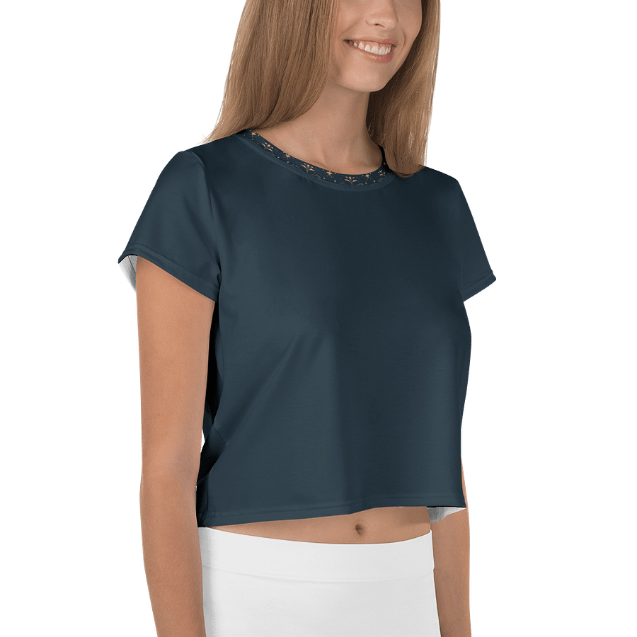 Dhyana - Crop Top Tee - Blue product image (4)