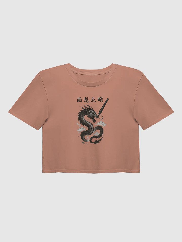 Paint a dragon and dot the eyes crop top by dark alphabet product image (1)