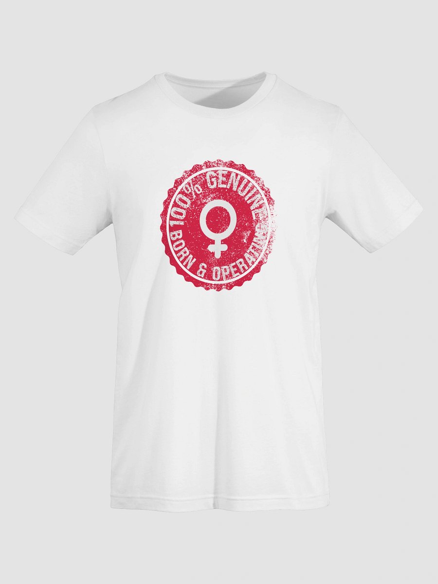 "100% Female" T-shirt - White product image (7)
