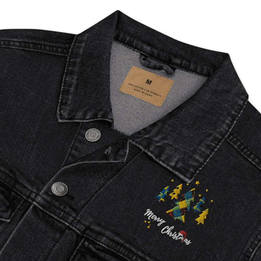 Happy Holidays in Christmas Threadfast Denim Jacket product image (5)